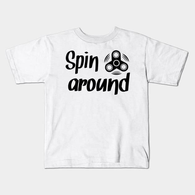 Spin around Kids T-Shirt by Shirtbubble